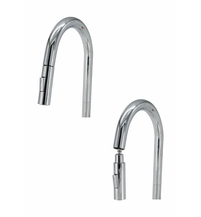 #C-01-201CR Jednoručna baterija za sudoperu COPEN SALT sa izvlačećim tušem 2F hrom - Image 2