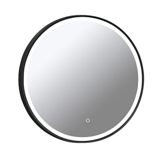 #C-06-103MB Ogledalo COPEN fi600 sa alu ramom 20mm LED mat crno
