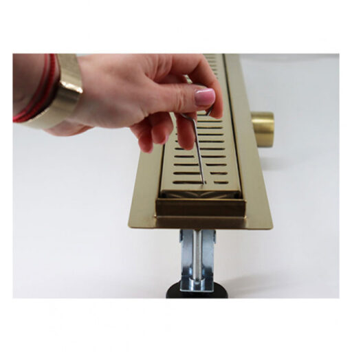 #PMW-600BG Tuš kanalica PROFIL M WAVE 600 gold - Image 2