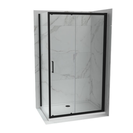 #C-02-B431000 Stakleni paravan COPEN ATLAS PRO 1000x1950 mat crno. staklo 6mm providno