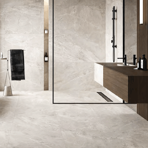 #CSN-141 PONTINO Light grey matt rett 60X60