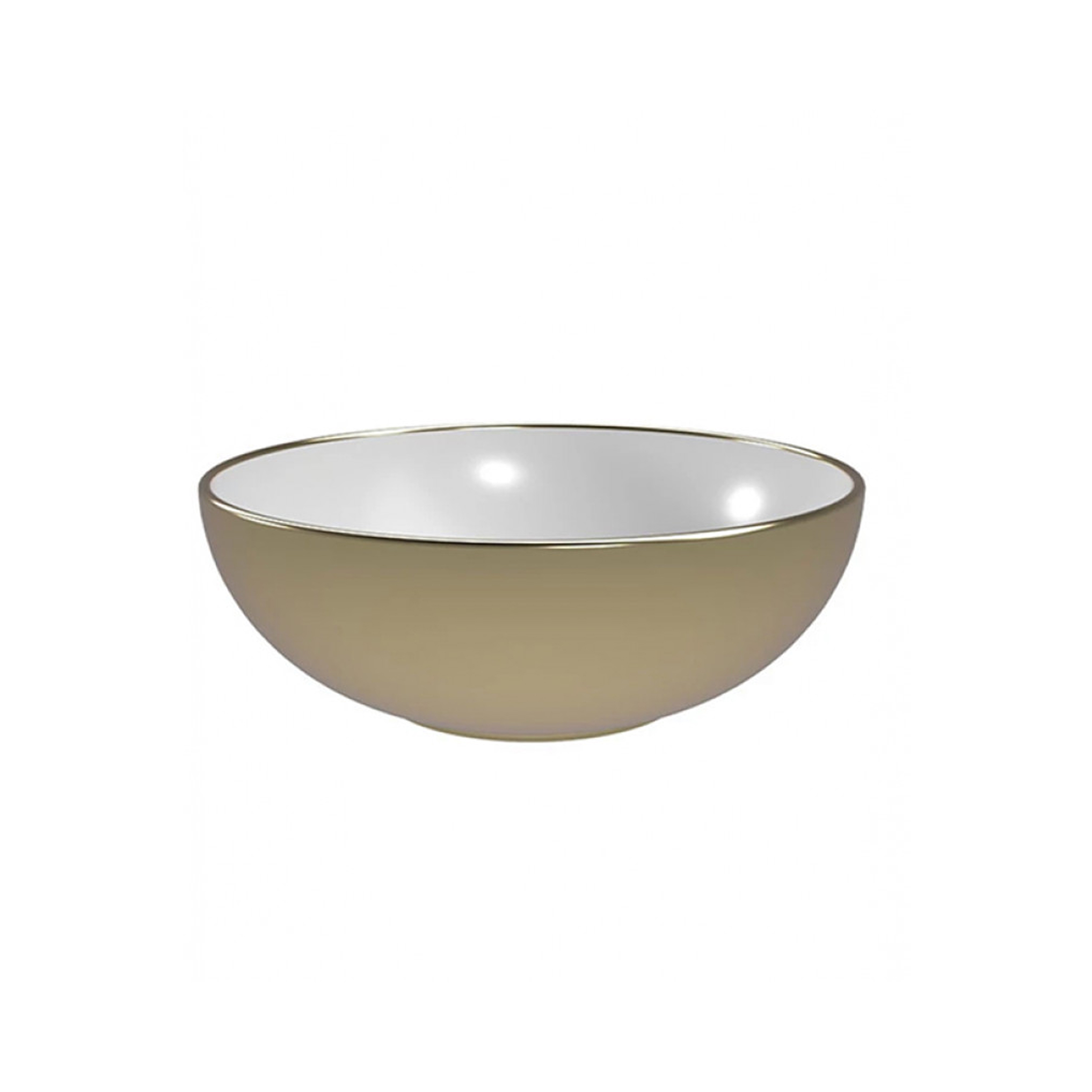 #C-15-202 Lavabo COPEN nadgradni 415x415x155 zlatno bijeli