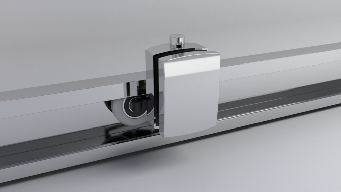 #C-02-4130 Stakleni paravan COPEN ATLAS 130x195cm staklo 6mm providno - Image 4